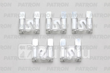 Предохранитель пласт.коробка 5шт maxi fuse 80a белый PATRON PFS068 для Автотовары, PATRON, PFS068
