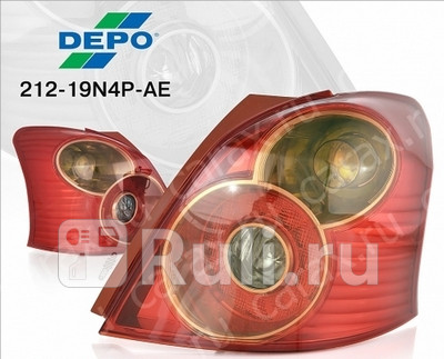 212-19N4P-AE - Тюнинг-фонари (комплект) в крыло (DEPO) Toyota Vitz (2005-2010) для Toyota Vitz (2005-2010), DEPO, 212-19N4P-AE