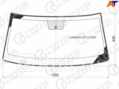 CAMARO-VCY LFW/X - Лобовое стекло (XYG) Chevrolet Camaro (2009-2015) для Chevrolet Camaro (2009-2015), XYG, CAMARO-VCY LFW/X