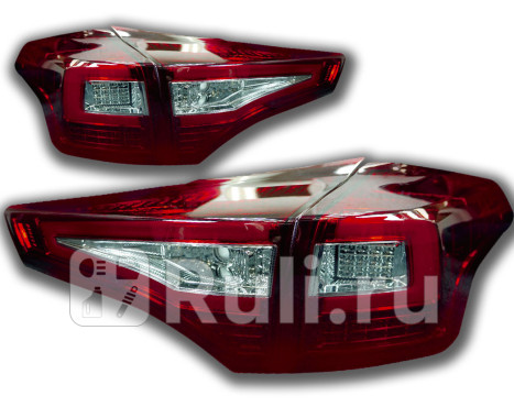 Тюнинг-фонари (комплект) в крыло и в крышку багажника для Toyota Rav4 (2012-2020), КИТАЙ, CS-TL-000268