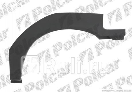 273183-6 - Ремонтная арка крыла левая задняя (Polcar) Nissan Almera N15 рестайлинг (1998-2000) для Nissan Almera N15 (1998-2000) рестайлинг, Polcar, 273183-6