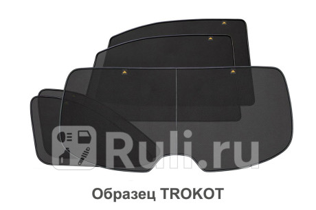 TR0361-09 - Каркасные шторки на заднюю полусферу (TROKOT) Toyota Corolla 180 рестайлинг (2016-2018) для Toyota Corolla 180 (2016-2018) рестайлинг, TROKOT, TR0361-09