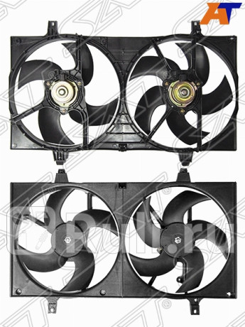ST-59-0015 - Вентилятор радиатора охлаждения (SAT) Nissan Primera P12 (2001-2008) для Nissan Primera P12 (2001-2008), SAT, ST-59-0015