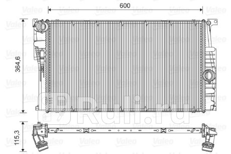 735451 - Радиатор охлаждения (VALEO) BMW F20 (2011-2020) для BMW 1 F20 (2011-2020), VALEO, 735451