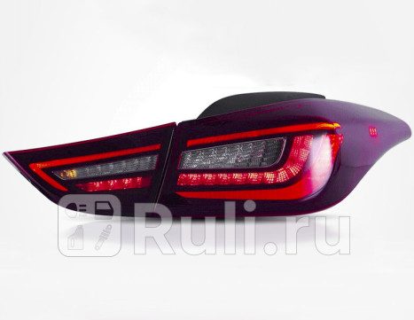 Тюнинг-фонари (комплект) в крыло и в крышку багажника для Hyundai Elantra 5 MD (2011-2015), КИТАЙ, CS-TL-000448