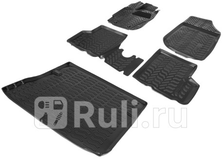 K9470101-3 - Коврики в салон и багажник (комплект) (AutoFlex) Renault Duster рестайлинг (2015-2021) для Renault Duster (2015-2021) рестайлинг, AutoFlex, K9470101-3