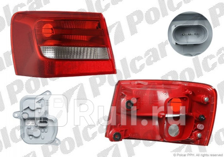13E187-X - Фонарь левый задний в крыло (Polcar) Audi A6 C7 (2011-2014) для Audi A6 C7 (2011-2018), Polcar, 13E187-X