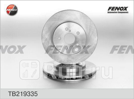 TB219335 - Диск тормозной передний (FENOX) Toyota Highlander (2001-2003) для Toyota Highlander 1 (2001-2003), FENOX, TB219335
