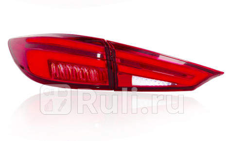 Тюнинг-фонари (комплект) в крыло и в крышку багажника для Mazda 3 BM (2013-2019), КИТАЙ, CS-TL-000437
