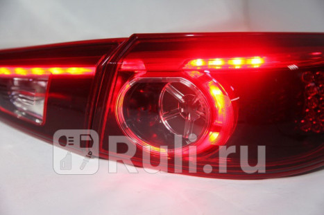 Тюнинг-фонари (комплект) в крыло и в крышку багажника для Mazda 3 BM (2013-2019), КИТАЙ, CS-TL-000209