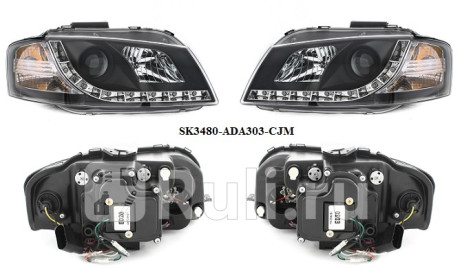 SK3480-ADA303-CJM - Тюнинг-фары (комплект) (SONAR) Audi A3 8P (2003-) для Audi A3 8P (2003-2008), SONAR, SK3480-ADA303-CJM