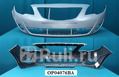 OP04076BAV - Бампер передний (TYG) Opel Meriva B (2010-2014) для Opel Meriva B (2010-2018), TYG, OP04076BAV