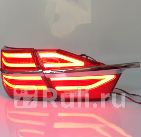 Тюнинг-фонари (комплект) в крыло и в крышку багажника для Toyota Camry V55 (2014-2018), КИТАЙ, CS-TL-000247