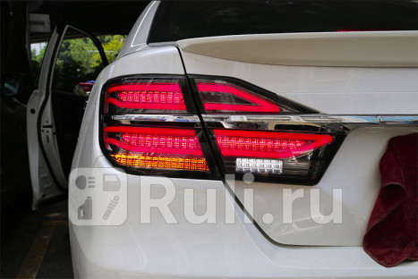 Тюнинг-фонари (комплект) в крыло и в крышку багажника для Toyota Camry V55 (2014-2018), КИТАЙ, CS-TL-000375