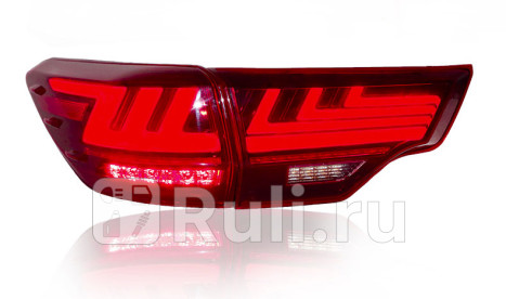Тюнинг-фонари (комплект) в крыло и в крышку багажника для Toyota Highlander 3 (2013-2020), КИТАЙ, CS-TL-000496