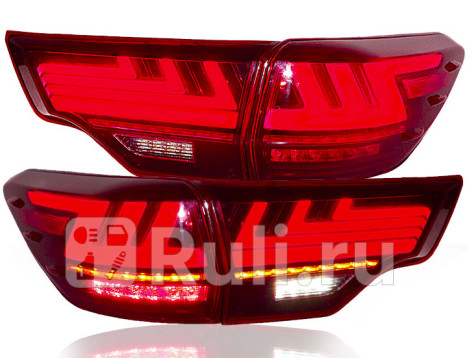 Тюнинг-фонари (комплект) в крыло и в крышку багажника для Toyota Highlander 3 (2013-2020), КИТАЙ, CS-TL-000445