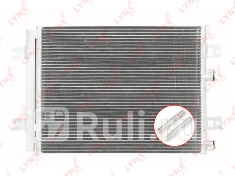 rc-0093 - Радиатор кондиционера (LYNXAUTO) Renault Duster рестайлинг (2015-2021) для Renault Duster (2015-2021) рестайлинг, LYNXAUTO, rc-0093