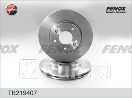 TB219407 - Диск тормозной передний (FENOX) Hyundai Elantra 5 (2011-2015) для Hyundai Elantra 5 MD (2011-2015), FENOX, TB219407
