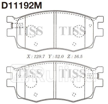 D11192M - Колодки тормозные дисковые передние (MK KASHIYAMA) Hyundai i20 (2008-2014) для Hyundai i20 (2008-2014), MK KASHIYAMA, D11192M