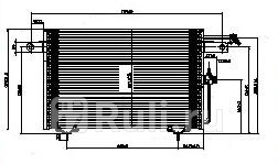 94213 - Радиатор кондиционера (NISSENS) Audi A6 C4 (1994-1996) для Audi A6 C4 (1994-1997), NISSENS, 94213