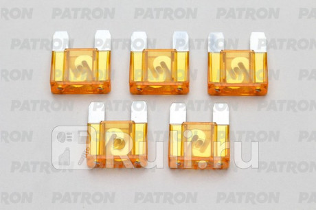 Предохранитель пласт.коробка 5шт maxi fuse 40a оранжевый PATRON PFS064 для Автотовары, PATRON, PFS064